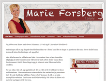 Tablet Screenshot of marieforsberg.se